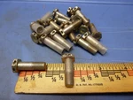 (10) Aviation Dished Hex Drilled Head Cadmium Bolt- 5/16"-24X1" NAS1305-8. Fixed Price $20.00.