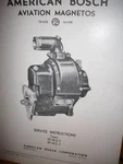 American Bosch Magneto SF14LU-7 And SF14LC-7 Service Instructions Booklet. Fixed Price $105.27.