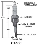 Crown CA506 Replacement Spark Plug Ignitor For Auburn I-31-1 Champion F121508. Fixed Price $39.57.