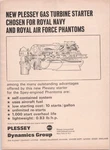 Plessey Dynamics Group Vintage Gas Turbine Starter Print Ad 1966. Fixed Price $14.09.