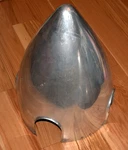 24" Aircraft Hartzell Propeller 3 Blade Dome Unit Spinner Nose. Fixed Price $215.00.