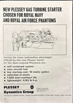 Plessey Dynamics Group Gas Turbine Starter Royal Navy Vintage Print Ad 1965. Fixed Price $12.41.