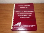Lycoming IVO-360 Helicopter Engines Operator's Manual 60297-11. Fixed Price $39.99.