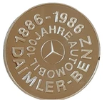 100 Year Daimler Mercedes Benz Car Auto Pure Silver Coin Emblem Medal Vtg Rare. Fixed Price $75.00.
