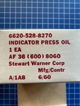 Nos New Stewart Warner Oil Pressure Gauge 1960 Rat Rod Hot Aircraft Race Car. Fixed Price $89.00.