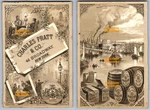 C.1880 Charles Pratt Gasoline Oil New York Ny Refinery Trade Card F59. Fixed Price $45.00.