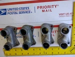Continental O-200, A-65 Push Rod Tube Flange Set Of 4 530163 Aircraft Usa. Fixed Price $39.60.