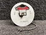 431-9 Shaw Aero Fuel Cap With Chain. Fixed Price $168.00.