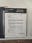 Avco Lycoming Textron Service Bulletin For Aircraft-oil Filter Bypass Valve 1987. Fixed Price $28.18.