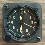 Usaf Waltham Watch Co A-13A-1 Aircraft Clock With Hour Timer Fluorescent Dial. Fixed Price $499.95.