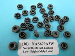 10-32 National Aerospace NAS679A3W Self-locking Lubricated Aircraft Nuts (30). Fixed Price $25.00.