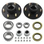 Pair Trailer Hub Convert Mobile Home 6X5.5 Idler Axle Bearings Seals. Fixed Price $176.99.