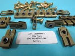 10-32 Monadnock 13100000-5 Clipnut W/ MS21042L3 MS35207-264 Screws (20+20). Fixed Price $27.50.