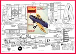 Model Airplane Plans (uc): Fairchild PT-19 54" Semi-scale Stunt For .35 Engine. Fixed Price $15.00.