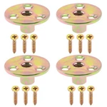 4 Sets M8 Furniture Leg Mounting Plates, Shaped, 3 Holes, Nut, Sofa, Chair. Fixed Price $23.87.