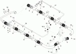 Continental TSIO520 Tube Assy Upper Deck To Fuel Pump 646173 Used. Fixed Price $150.00.