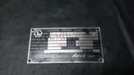 Avco Lycoming Model 0-320-A2B Aircraft/airplane Motor/engine Data Tag Only. Fixed Price $374.95.