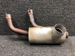 5258B Lycoming O-320-B2D Exhaust Muffler Assembly Lh With Shroud And Probe Hole. Fixed Price $616.00.