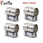 4PCS 2.5" Stainless Steel 304 Heavy Duty Exhaust Band Lap Joint Clamps. Fixed Price $21.69.