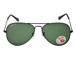 Ray-ban Sunglasses RB3025 Aviator Classic Black Frame Polarized Green Lens 58MM. Fixed Price $60.00.