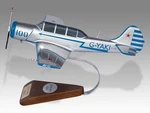 Yakovlev YAK-52 Solid Kiln Dried Mahogany Wood Handmade Desktop Airplane Model. Fixed Price $223.25.