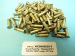 (100) Titanium #10-32 X 13/16 Long Hi-lok Flush Aerospace Pin WCB409AZ6-8. Fixed Price $28.95.