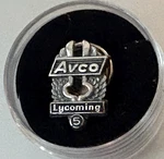 Vtg Employee Service Pin: Avco Lycoming Aircraft Engines; Sterling; Screw-back. Fixed Price $29.95.