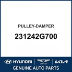 2011-2013 Kia Optima Hybrid Pulley-damper Oem New 231242G700. Fixed Price $125.25.