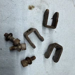 1980 Scorpion 440 Sting Cuyuna Vintage Snowmobile Motor Recoil Stay Brackets. Fixed Price $29.95.