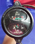 Antique Airplane/ Aircraft Oil Temp/pressure Stewart Warner Piper Cub Gauge. Fixed Price $600.00.