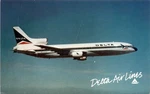 Delta Air Lines, Lockheed L-1011 Tristar, Rolls-royce RB.211- Postcard. Fixed Price $19.95.