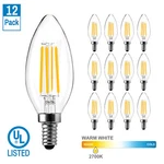 Brimax E12 Led Candle Light Bulbs Candelabra Chandelier Replacement 40W 60W. Fixed Price $18.99.