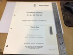 Raf Air Publication AP113L-0212-1 Gen & Tech Information Bendix Magneto S4-RN21. Fixed Price $23.46.