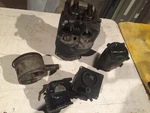 Vintage Aircraft Engine Parts Cylinder, Piston, Guages Cessna Lycoming. Fixed Price $499.99.