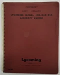 Lycoming Model IGO-540-B1A Aircraft Engine Temporary Parts Catalog-original. Fixed Price $20.00.