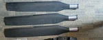 3 Blade Warp Drive Propeller 56" Dia Nickel Edged, Mounting Plates. Fixed Price $500.00.