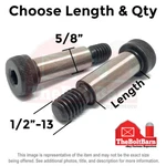 5/8" Alloy Socket Shoulder Stripper Bolts Black Oxide 1/2"-13THREAD (pick Size). Fixed Price $2010.86.