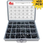 Alloy Allen Socket Head Cap Screws Bolts Coarse Black Oxide Assortment - 453 Pcs. Fixed Price $113.44.