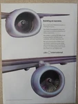 11/1988 Pub Snecma General Electric Engine Airliner CFM56-2 CFM56-3 Ad. Fixed Price $11.62.
