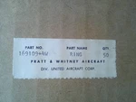 Box Of 50 Ea Nos Pratt & Whitney Piston Rings P/n: 169109P4W. Fixed Price $50.00.