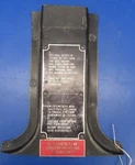 1956 Cessna 310 Panel / Cover Fuel And Gear (0118-95). Fixed Price $95.00.