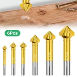 6X 3 Flute 90 Countersink Drill Bit Hss Chamfering Metric End Mill Cutter. Fixed Price $12.33.
