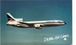 Delta Air Lines, Lockheed L-1011 Tristar, Rolls-royce RB.211- Postcard. Fixed Price $19.95.