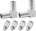 Stainless Steel 90 Degree Elbow Hose Barb Fitting 3/8" X (pack Of 2). Fixed Price $25.99.