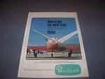 Beechcraft Bonanza V35TC/DEBONAIR "how To Get"..original Sales Brochure (86D). Fixed Price $12.99.