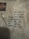 New Textron Aerospace Cherrymax Rivet P/n CR3242-6-04, Quantity 10. Fixed Price $12.50.