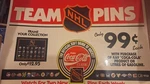 Nhl Hockey Publicity Team Pins Coca Cola 2 Side. Fixed Price $61.82.