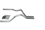 Dodge Ram 1500 Truck 09-18 2.5" Dual Tail Pipe Kit. Fixed Price $156.27.
