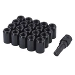 20PCS Xrmxf M12X1.25 Lug Nuts 6 Points Key Acorn Open End Steel Wheel Black. Fixed Price $27.55.