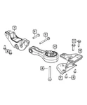 Genuine Mopar Engine Mount Bracket Lower 68146571AA. Fixed Price $40.16.